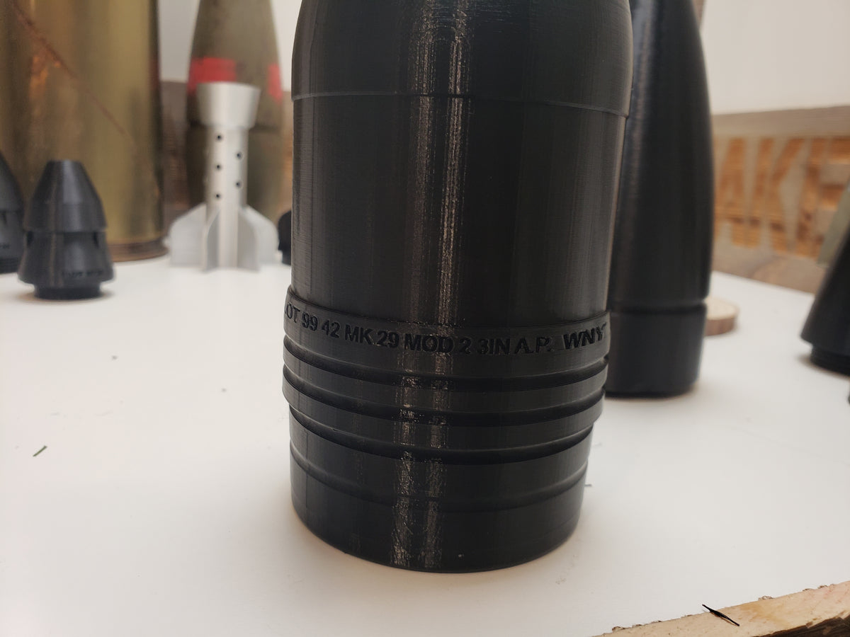 MK29 AP Shot 3in/76mm Navy Shell replica, view 9