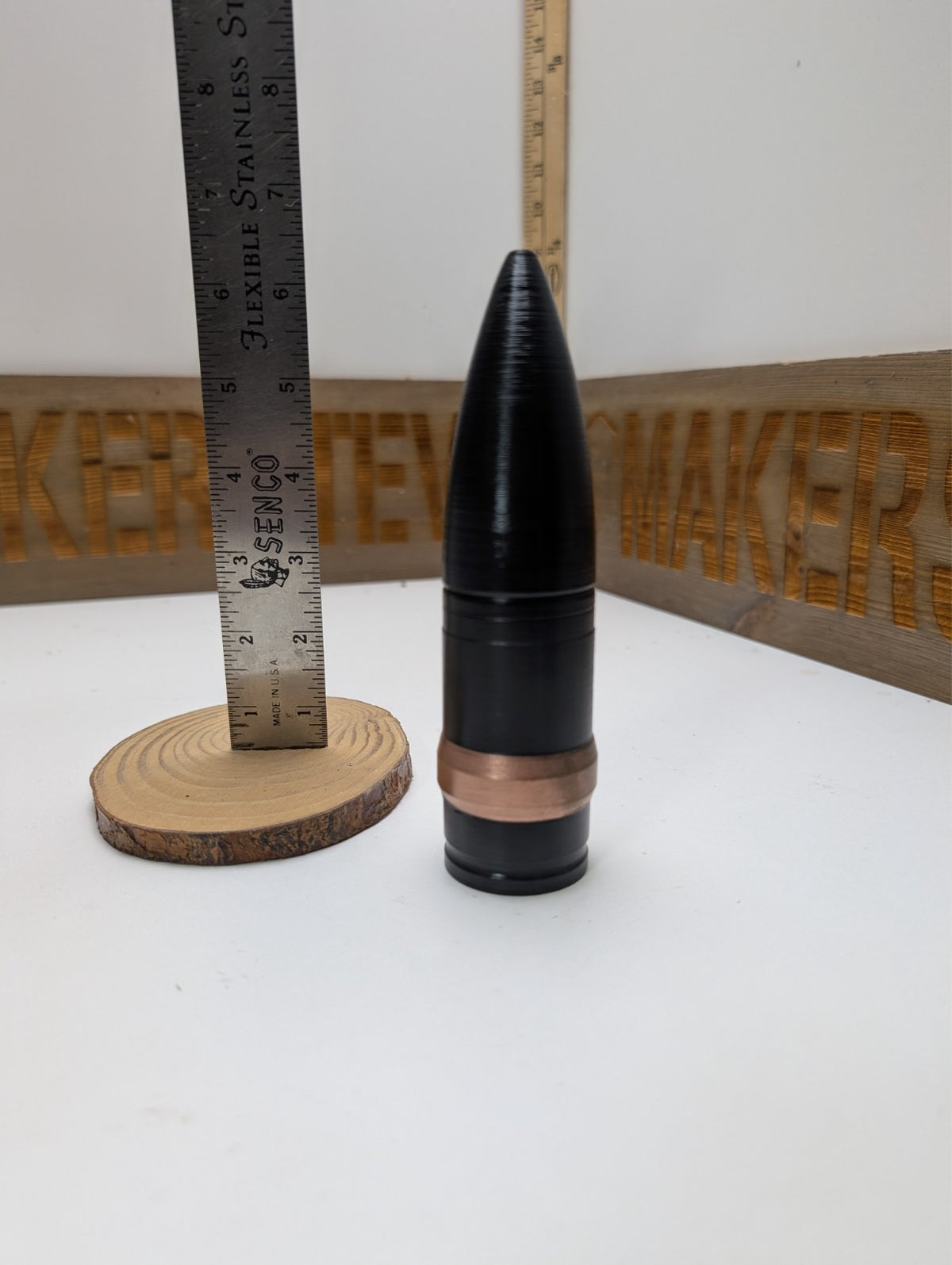 40mm Bofors M120 L70 AP-T, inert 3D-printed replica by Redleg3D
