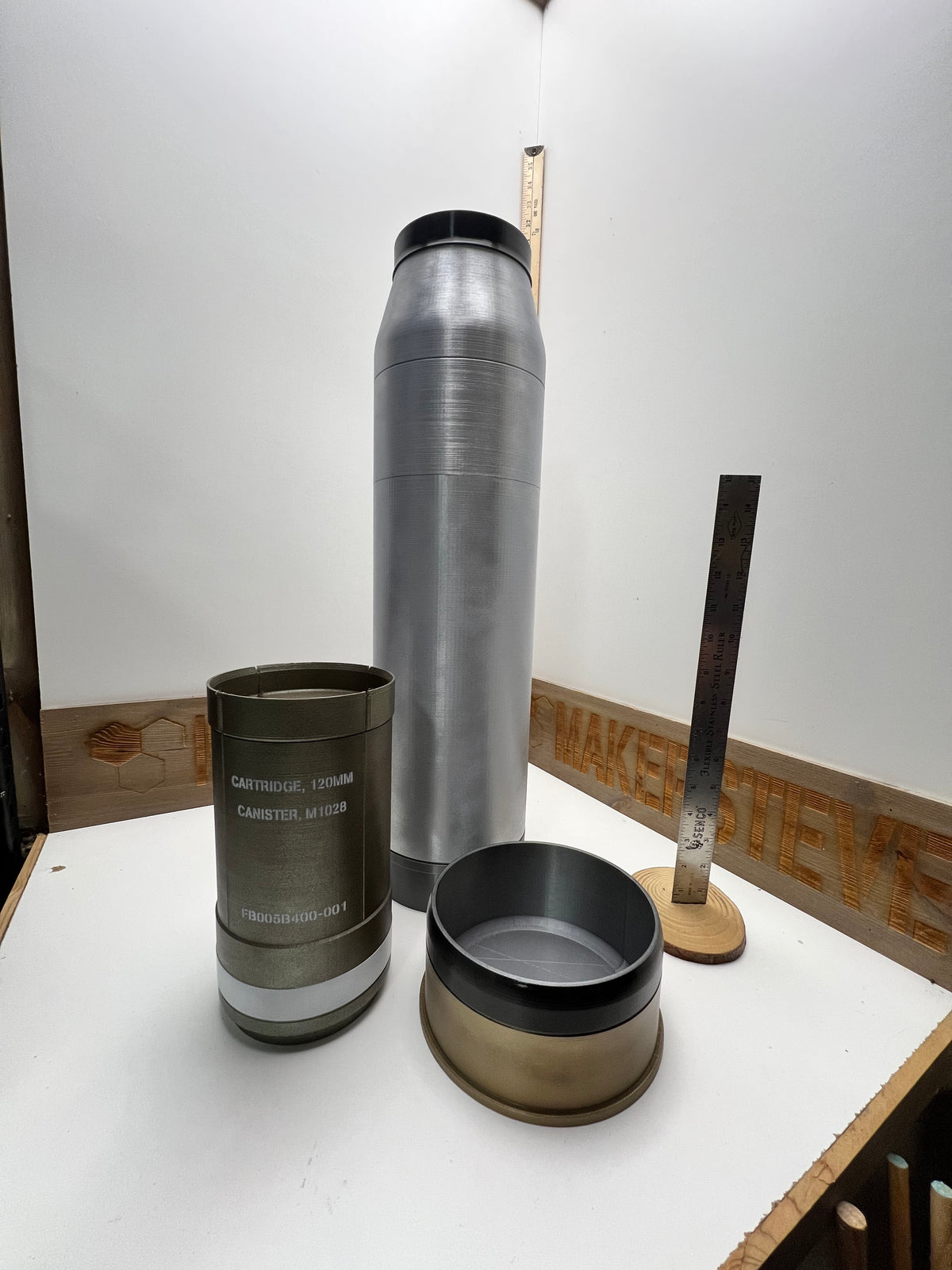120mm M1028 Canister Round – 3D Printed Replica