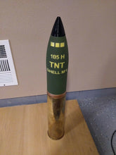 Load image into Gallery viewer, 3D printed 105MM M1 Artillery Shell TNT - The Original Whiskey Stash- Life size!