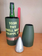 Load image into Gallery viewer, 3D Printed 105mm M323 Recoilless Rifle Shell - 105R