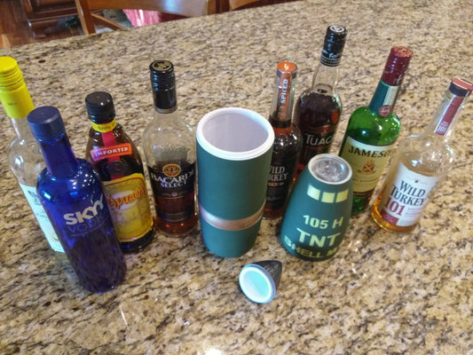 3D printed 105MM M1 Artillery Shell - The Original Whiskey Stash- Life size!