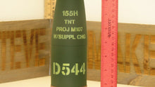 Load image into Gallery viewer, 3D Printed 155mm Mini Howitzer Shell - 12 Inch - TNT or COMP-B