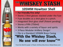 Load image into Gallery viewer, 3D printed 105MM M1 Artillery Shell - The Original Whiskey Stash- Life size!