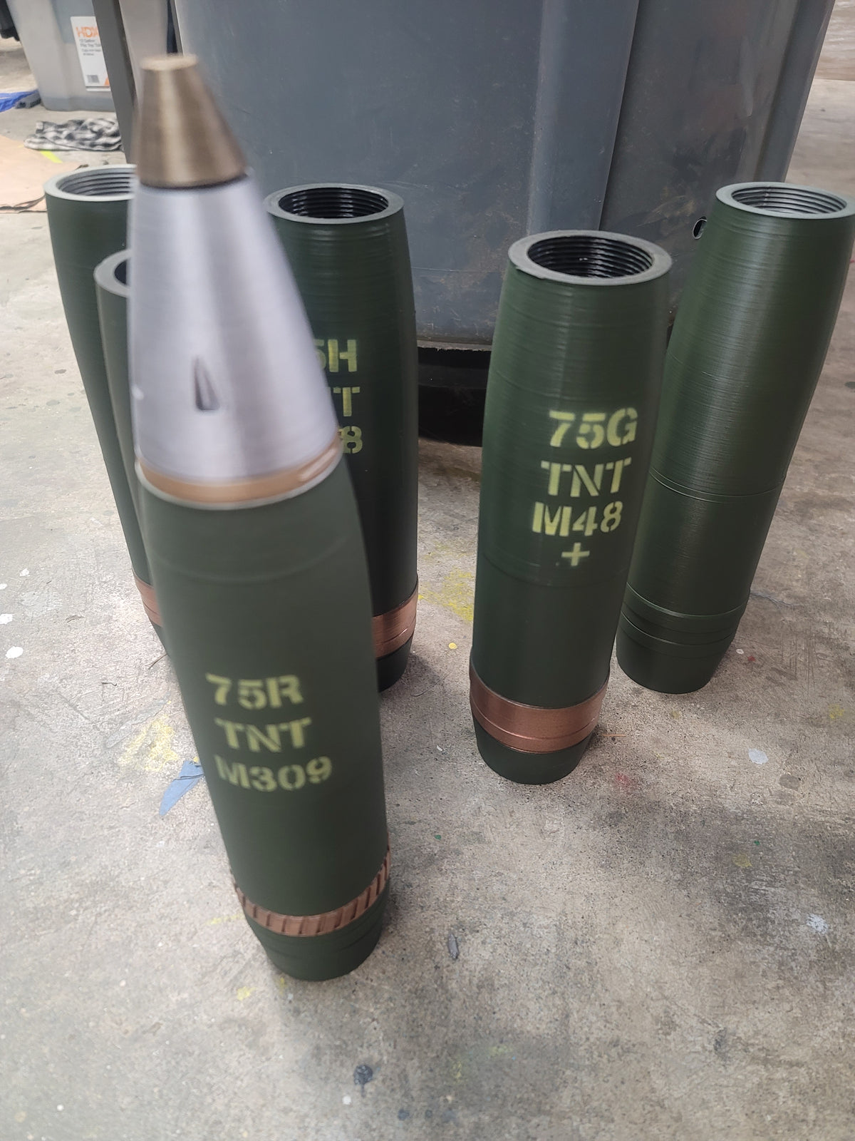 Ugly Seconds - 3D Printed Artillery and Tank Shells - Random Pick - You Choose the Caliber