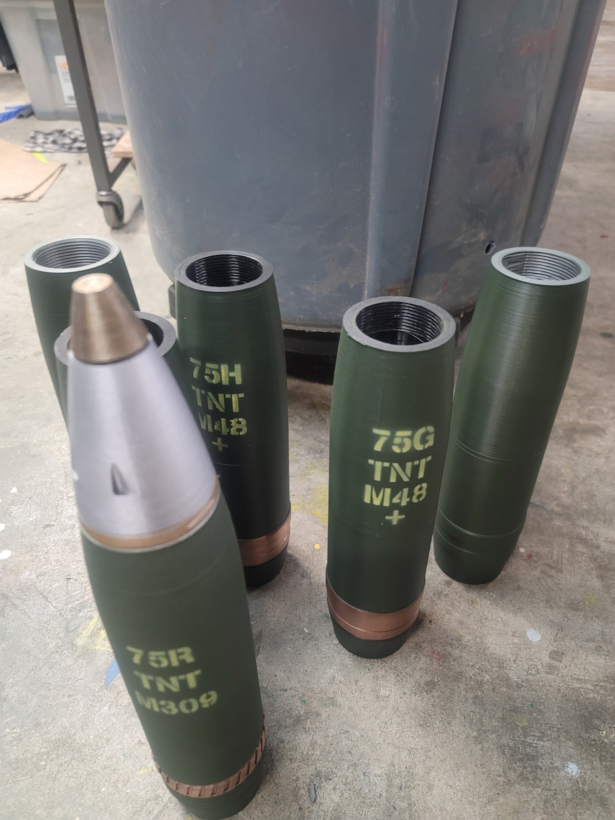 Ugly Seconds - 3D Printed Artillery and Tank Shells - Random Pick - You Choose the Caliber