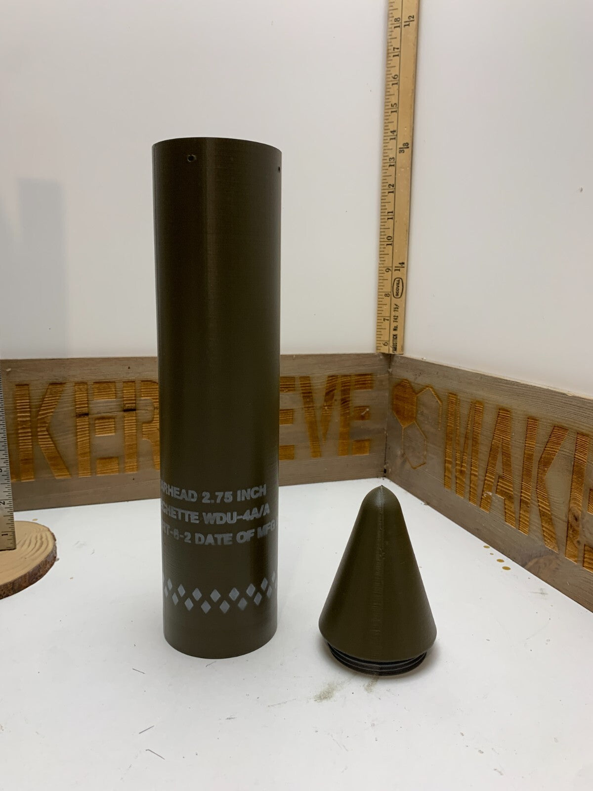 2.75in WDU-4A/A Flechette Warhead replica, view 4