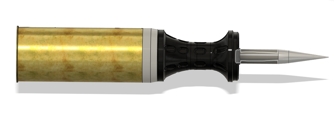 105mm L35 Squash Head Shell Whiskey Stash replica, view 10