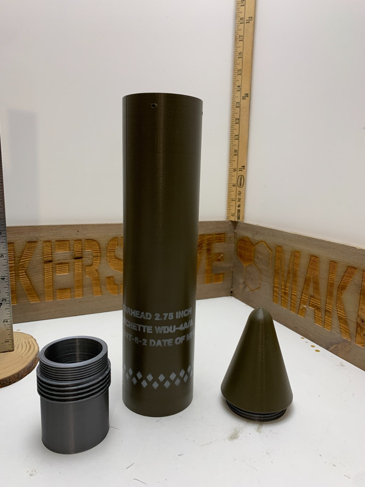 2.75in WDU-4A/A Flechette Warhead replica, view 5