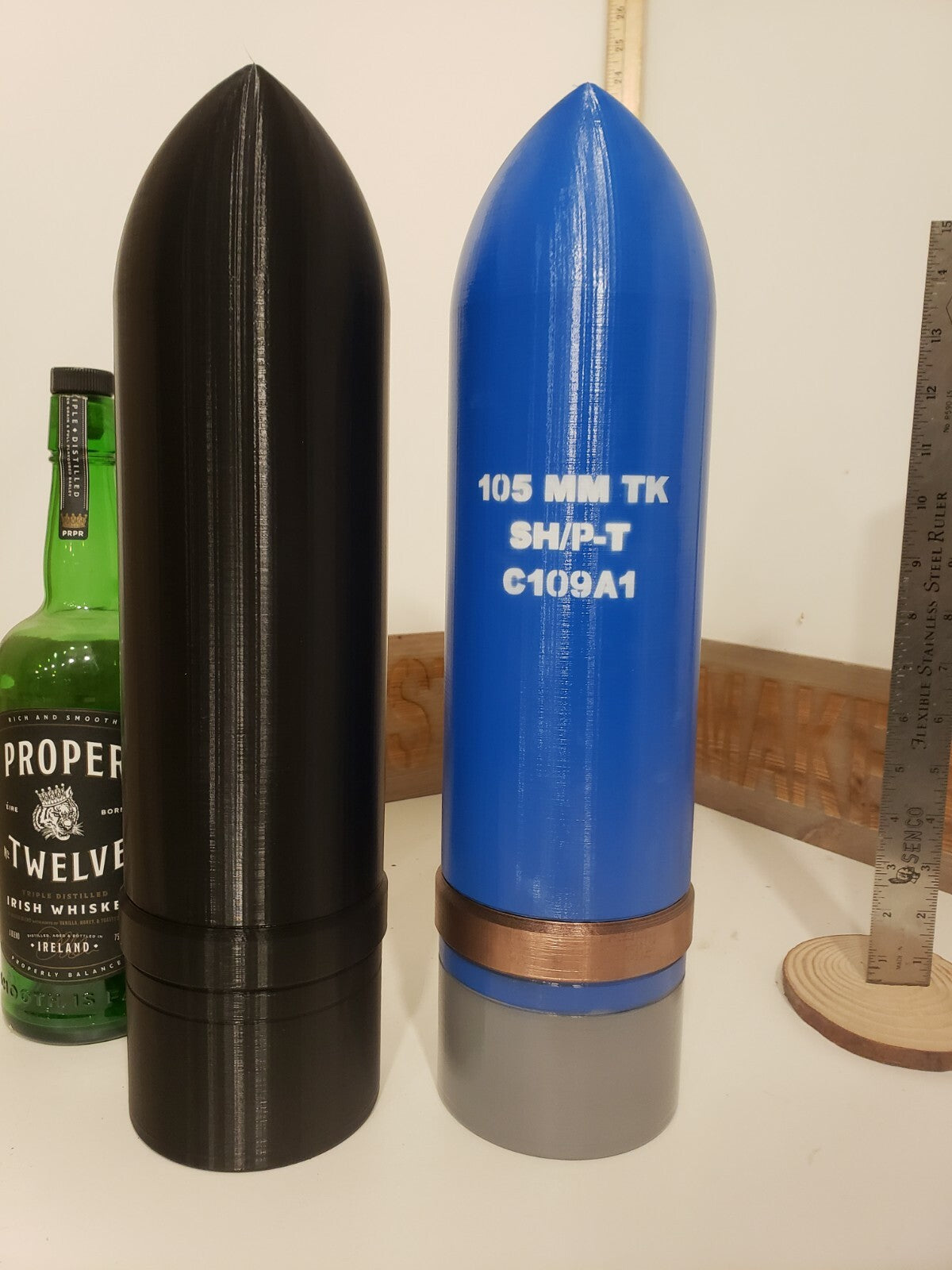 105mm L35 Squash Head Shell Whiskey Stash replica, view 4