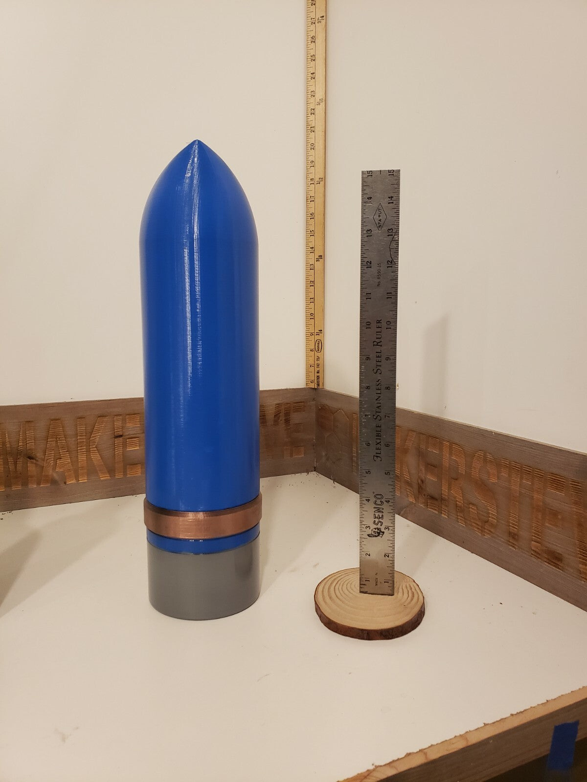 105mm L35 Squash Head Shell Whiskey Stash replica, view 5