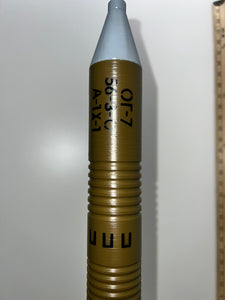 OG-7V Fragmentation Round – 3D Printed Replica