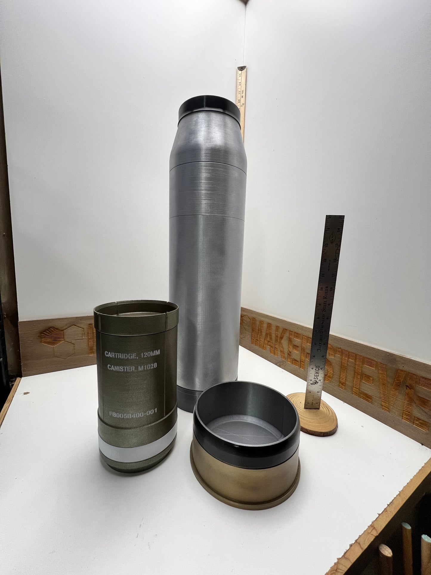 120mm M1028 Canister Round – 3D Printed Replica
