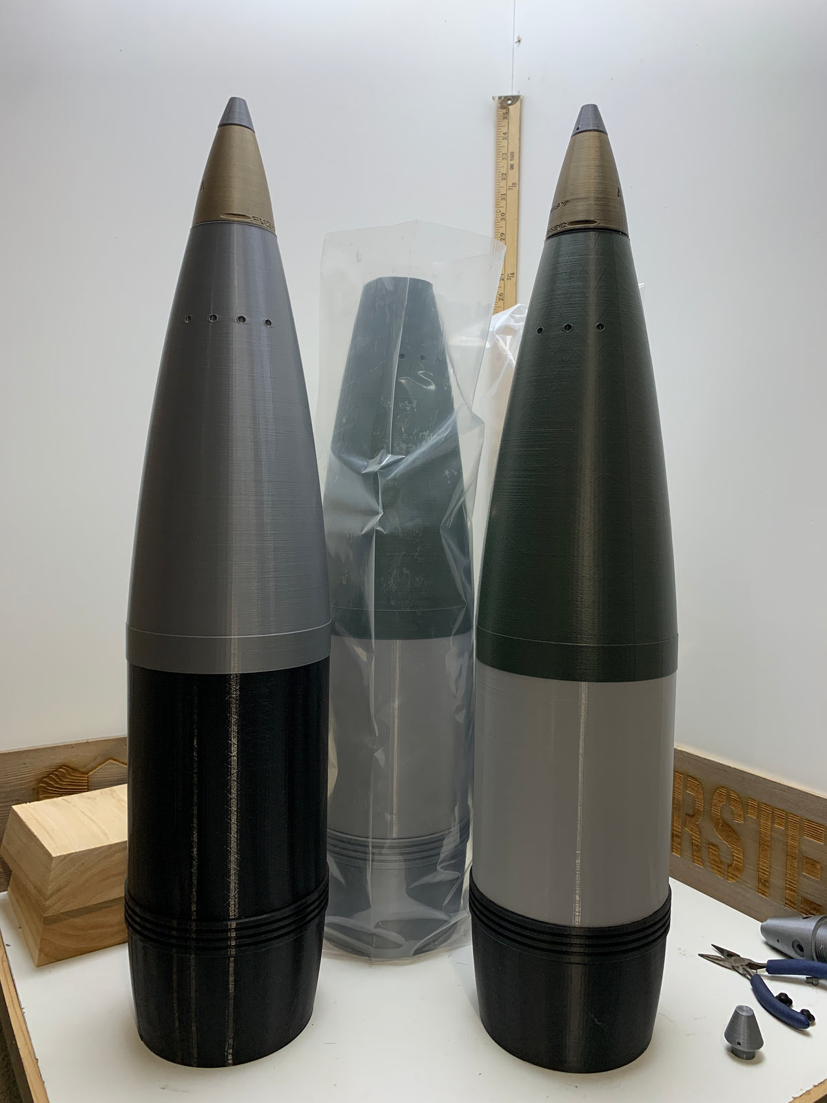 Ugly Seconds - 3D Printed Artillery and Tank Shells - Random Pick - You Choose the Caliber
