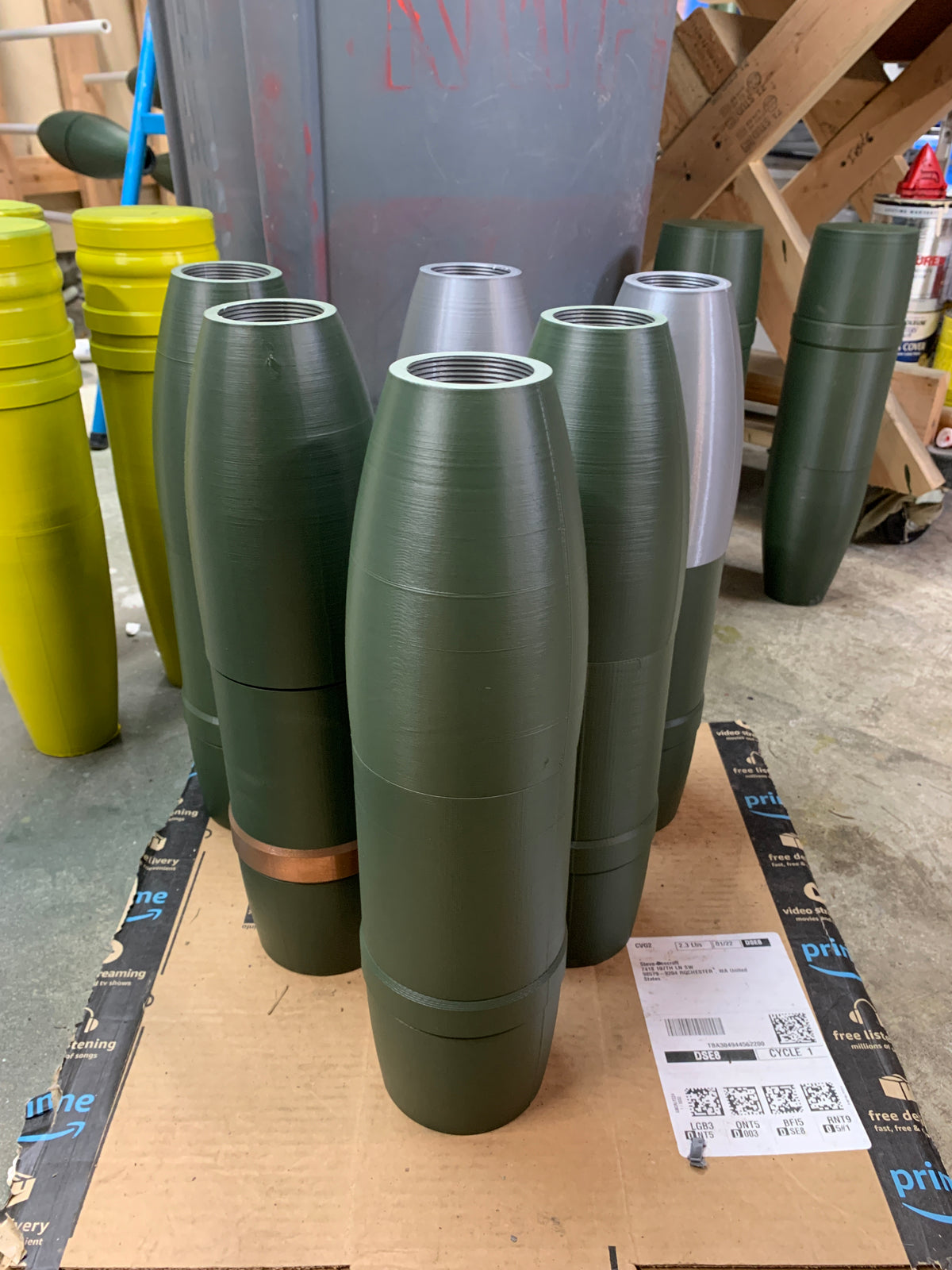 Ugly Seconds - 3D Printed Artillery and Tank Shells - Random Pick - You Choose the Caliber