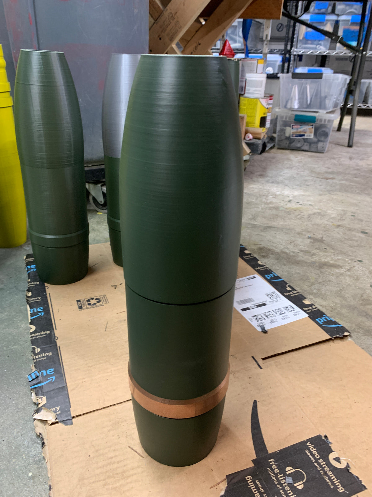 Ugly Seconds - 3D Printed Artillery and Tank Shells - Random Pick - You Choose the Caliber