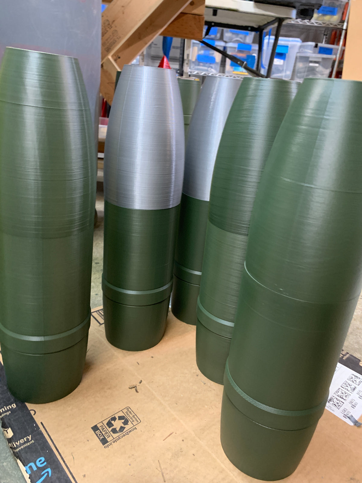 Ugly Seconds - 3D Printed Artillery and Tank Shells - Random Pick - You Choose the Caliber