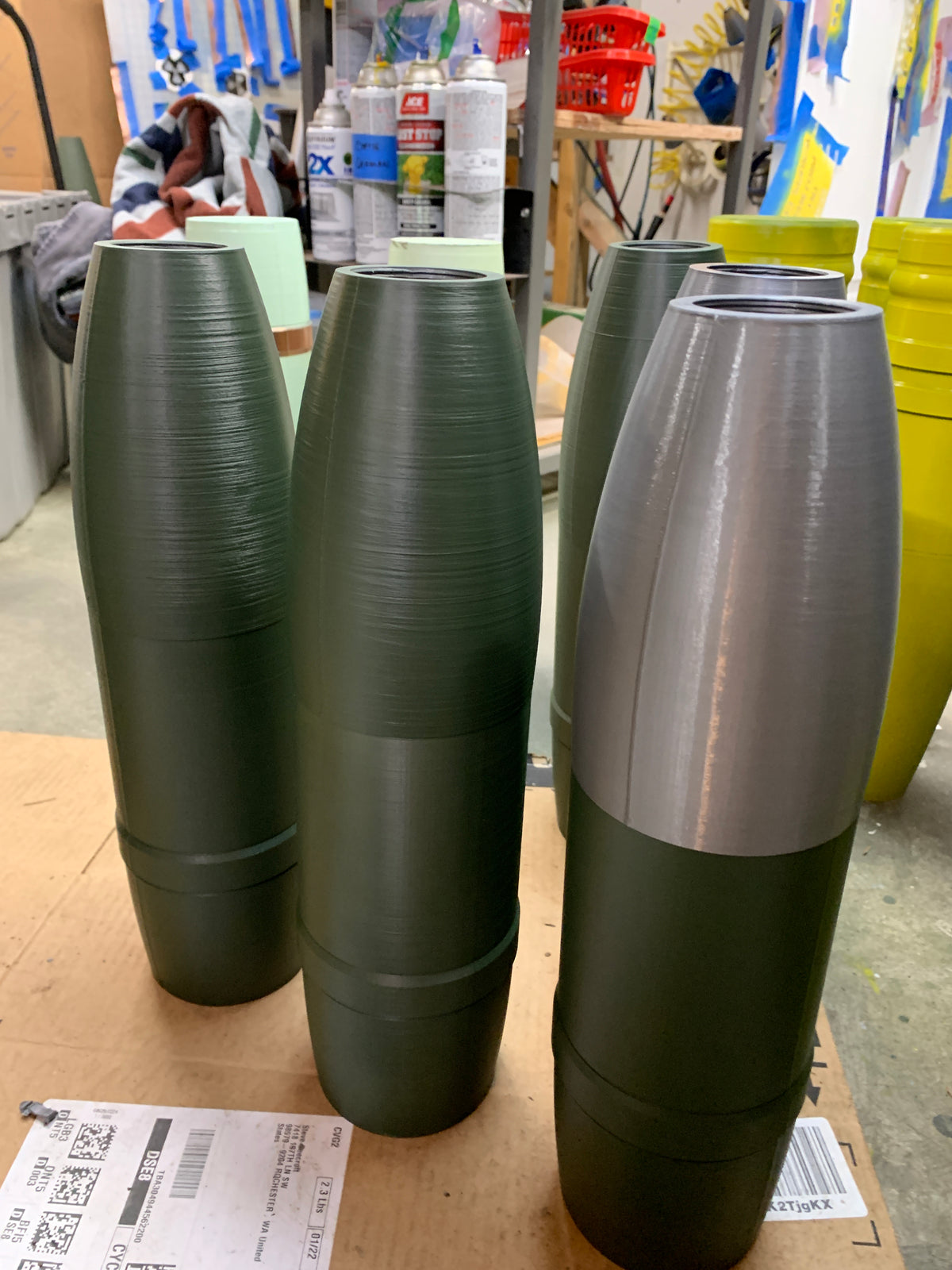 Ugly Seconds - 3D Printed Artillery and Tank Shells - Random Pick - You Choose the Caliber