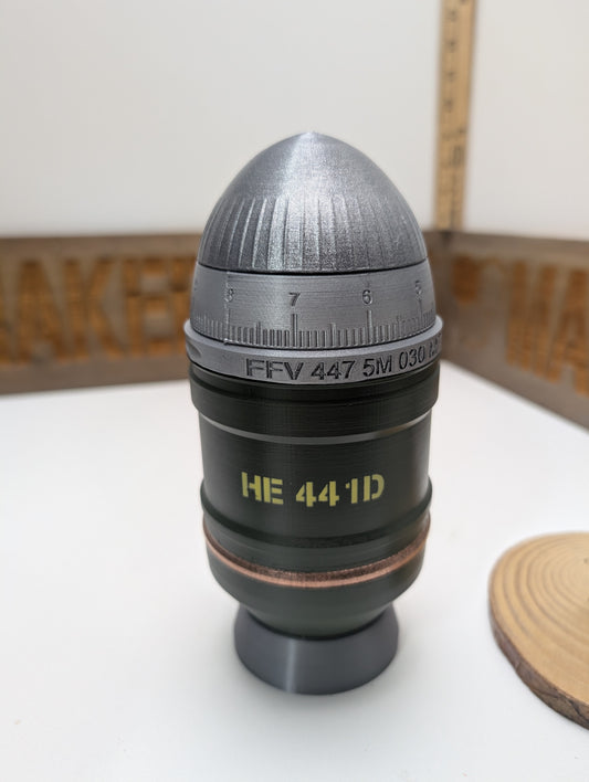 3D Printed 84mm Carl Gustaf HE 441D - Inert Replica - Head Only or Full Round