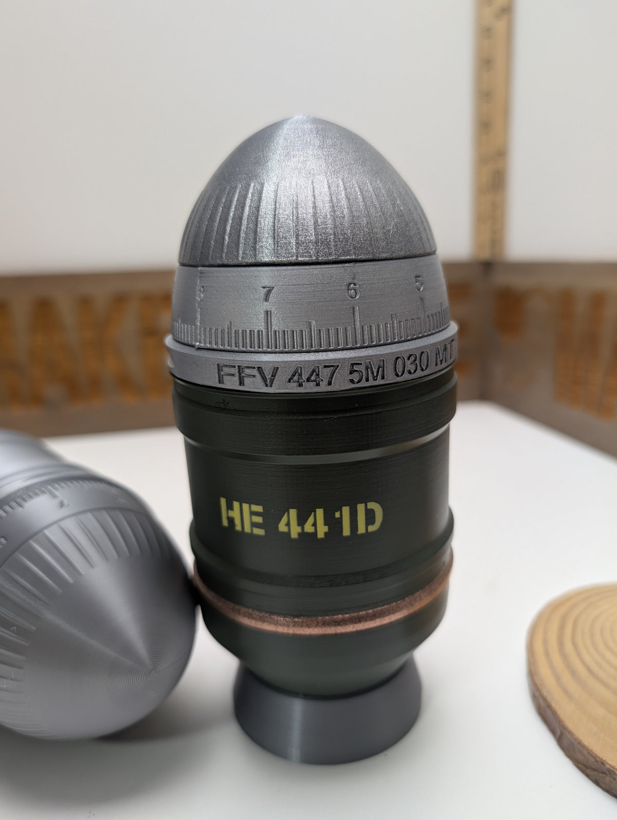 3D Printed 84mm Carl Gustaf HE 441D - Inert Replica - Head Only or Full Round