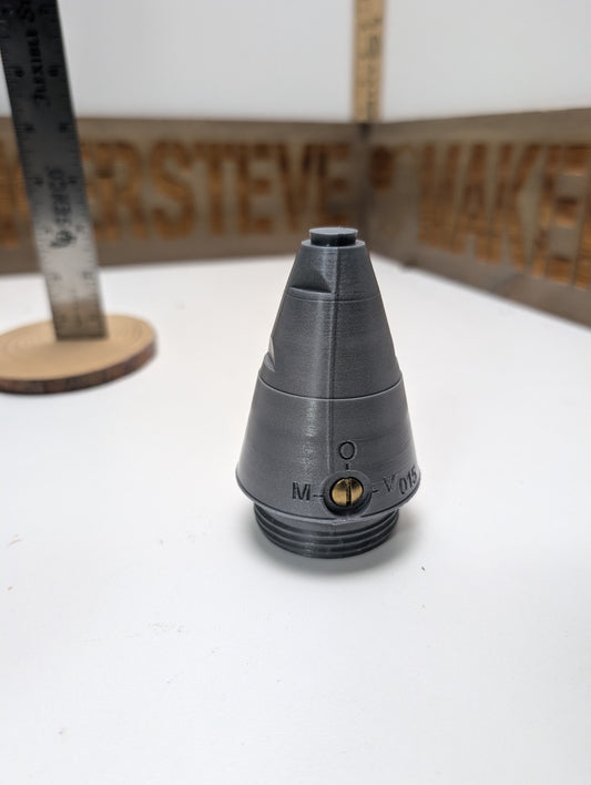 1:1 3D Printed - German Z23 Fuze - FAKE - PROP - INERT - All Plastic - Your Choice
