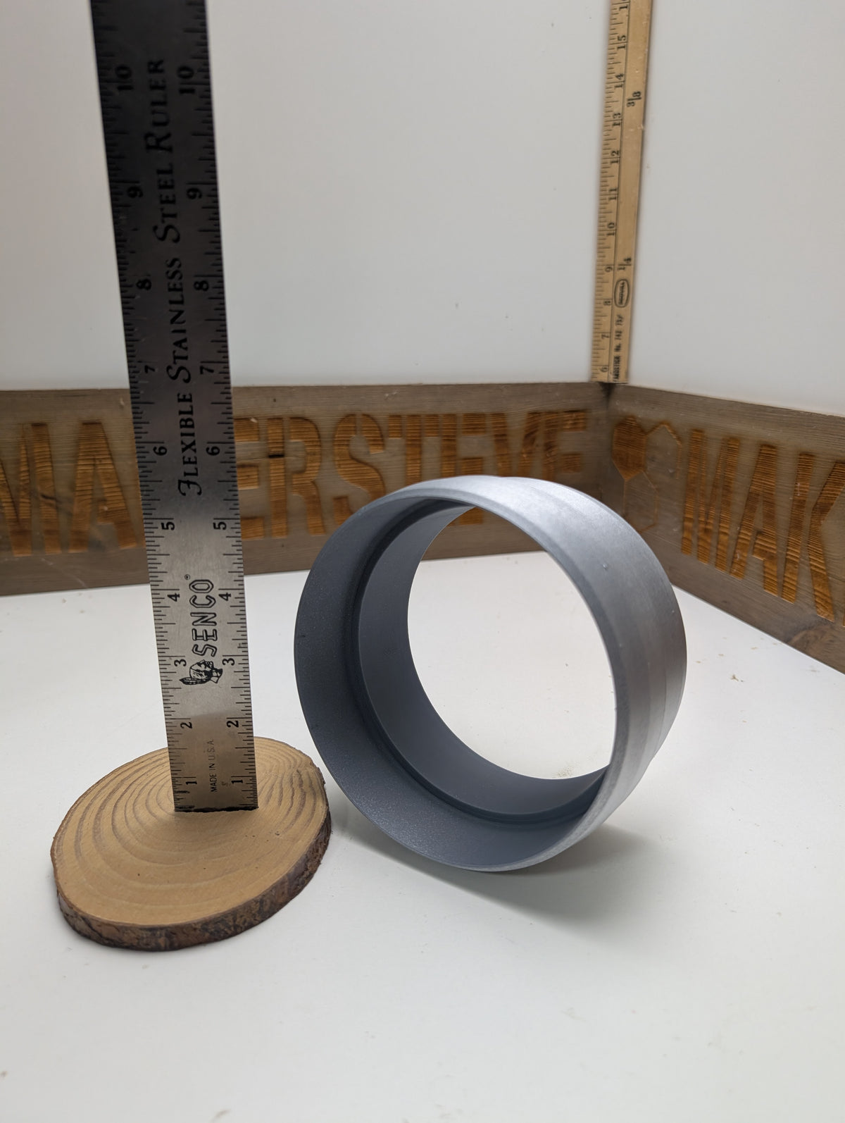 3D Printed 5in/38 Cork Plug Spacer - Joins a 5 Inch Projectile to the Cartridge Case