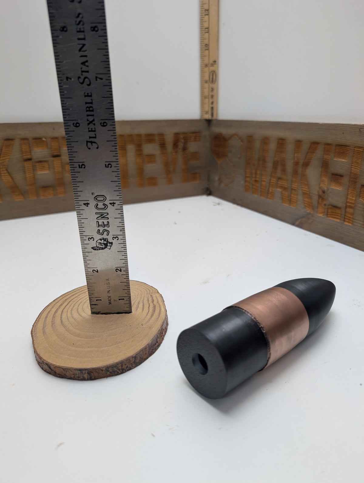 3D Printed 37mm Hotchkiss Revolving Cannon Round - 1 Pounder - Inert Replica - All Plastic