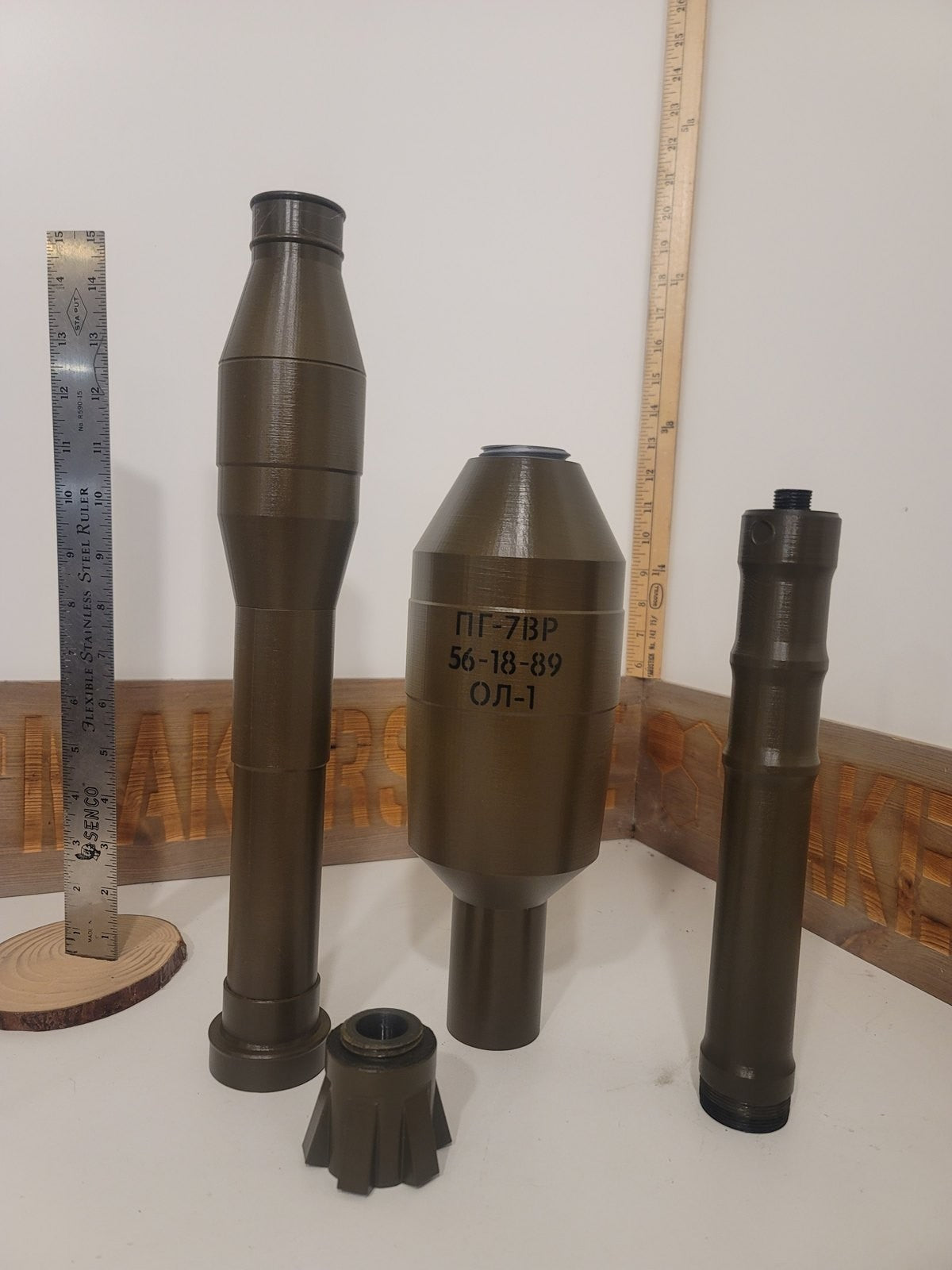PG-7VR tandem rocket for the RPG-7 replica, view 6