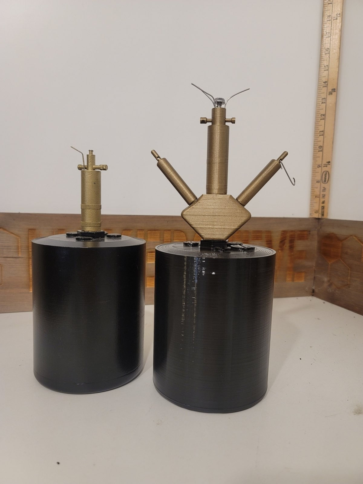 German WWII S-Mine (Bouncing Betty), inert 3D-printed replica by Redleg3D