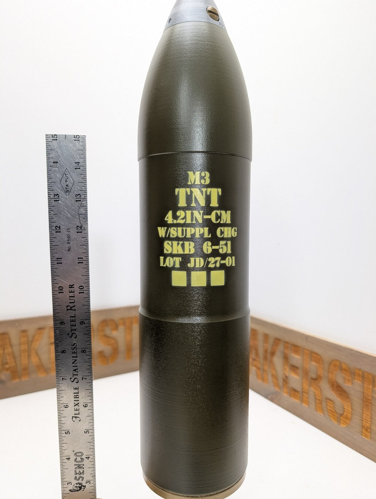 4.2 Inch M3 HE Mortar Round replica, view 2