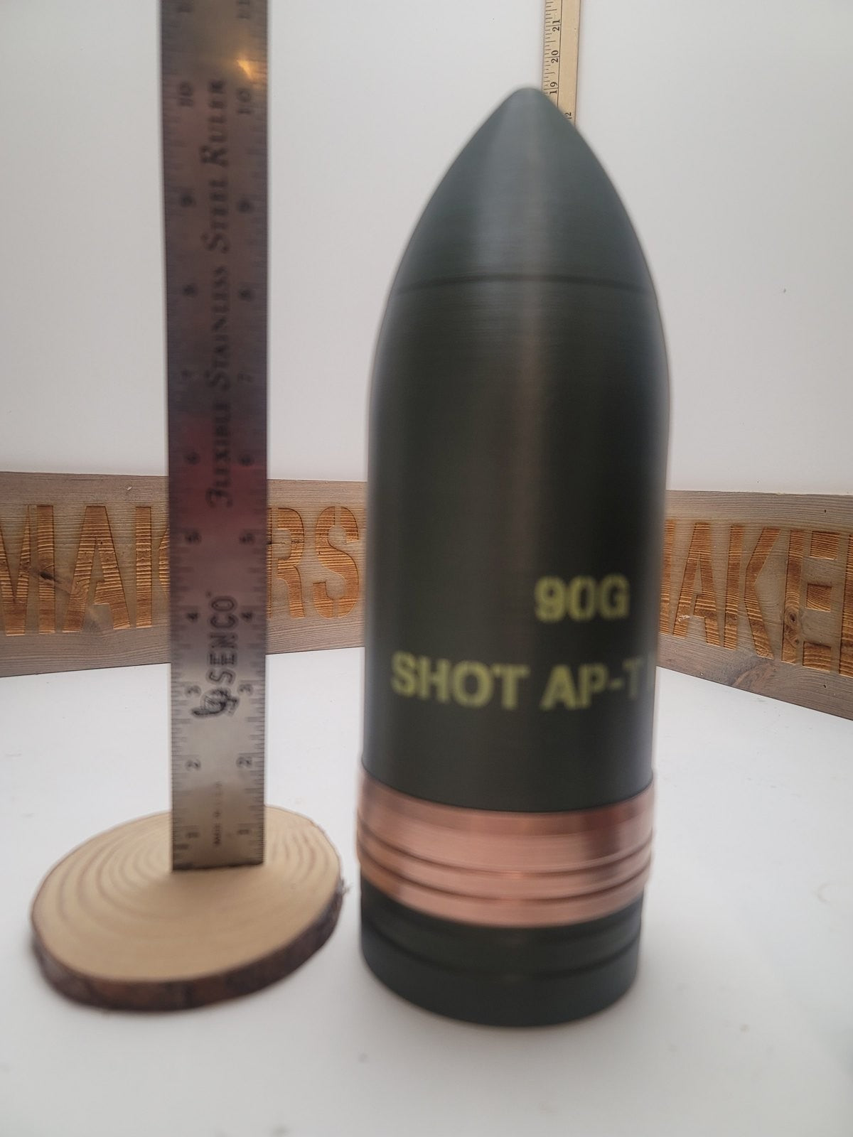 90mm M77 AP-T shot replica, view 3