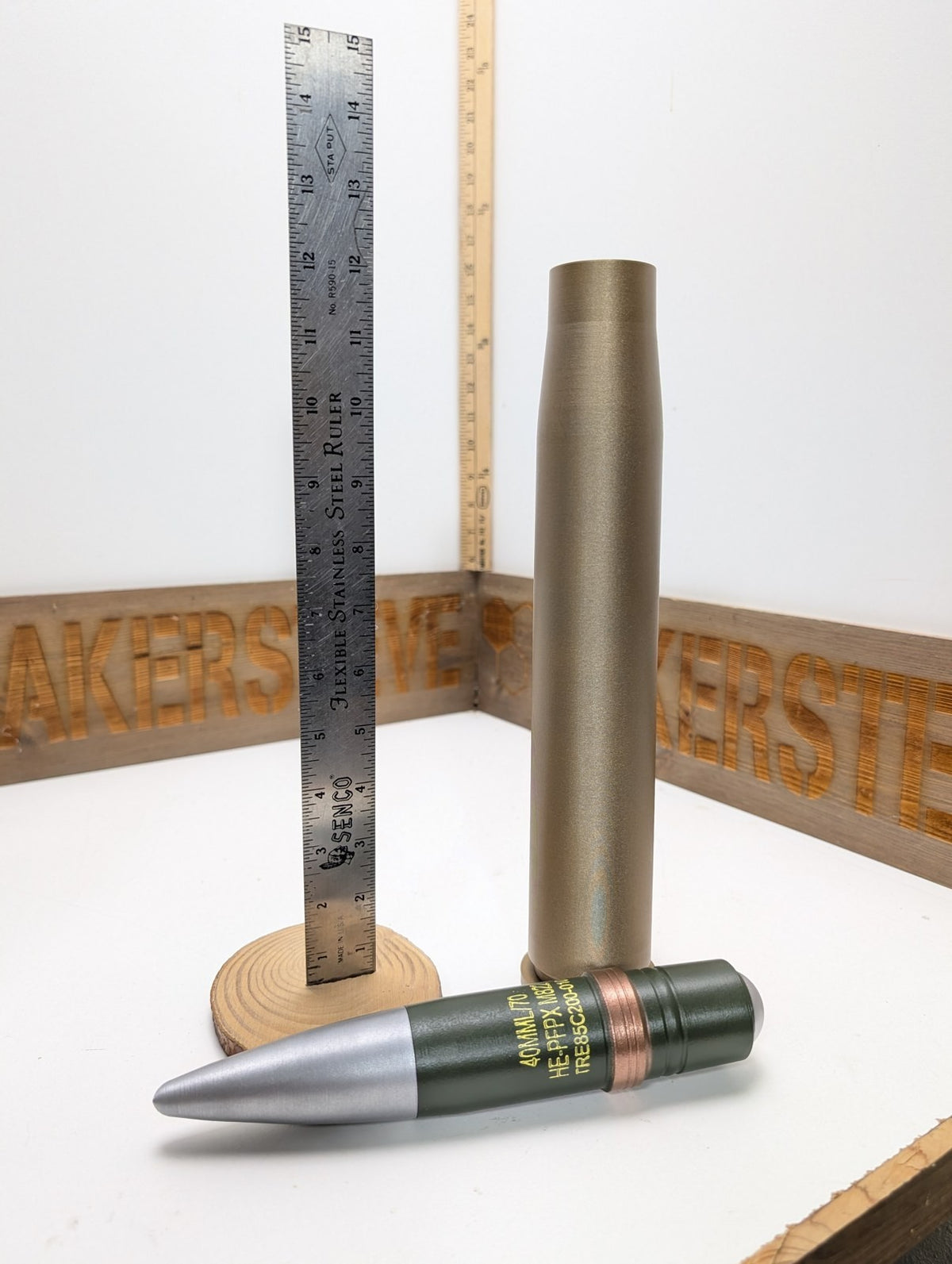 40mm Bofors L70 round with casing replica, view 5