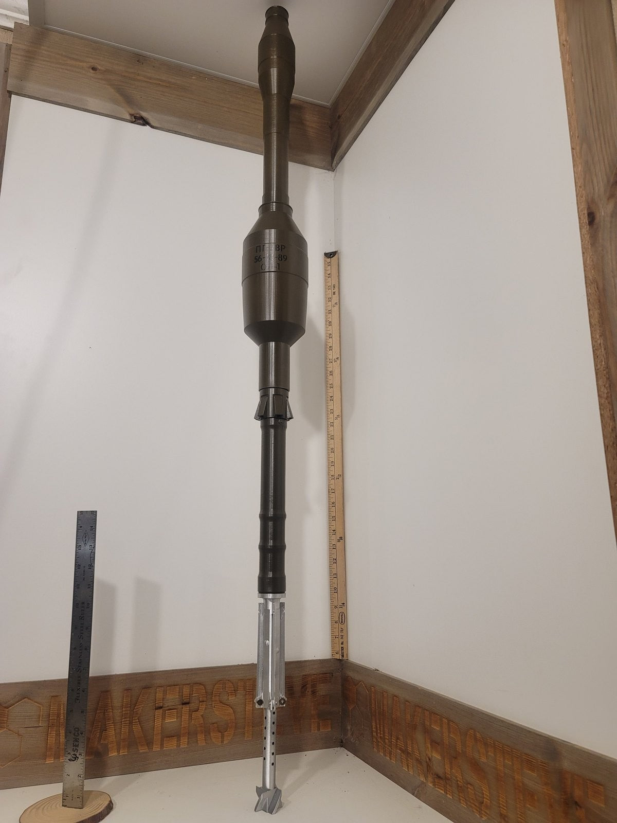PG-7VR tandem rocket for the RPG-7 replica, view 4