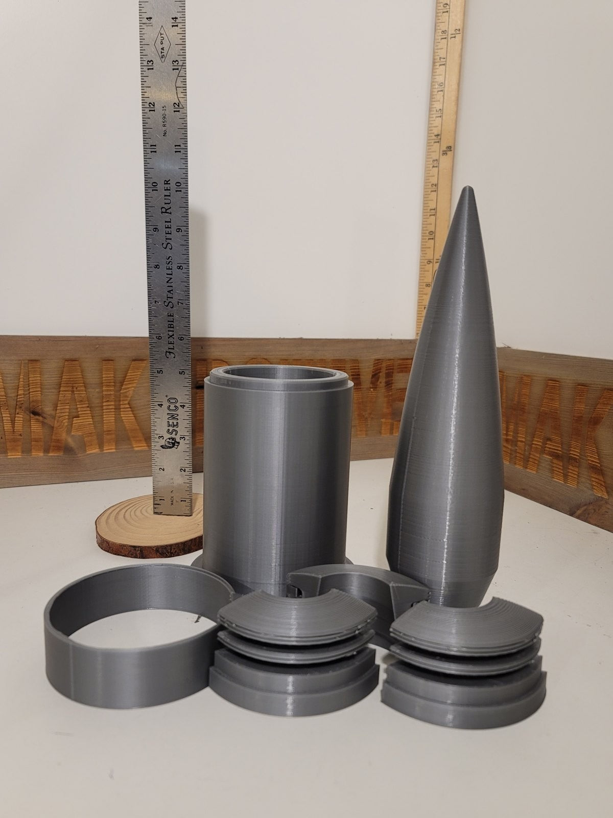 105mm APDS-T penetrator replica, view 2