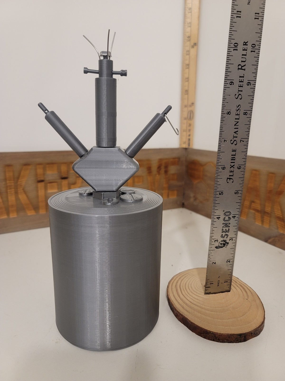 German WWII S-Mine (Bouncing Betty) replica, view 4
