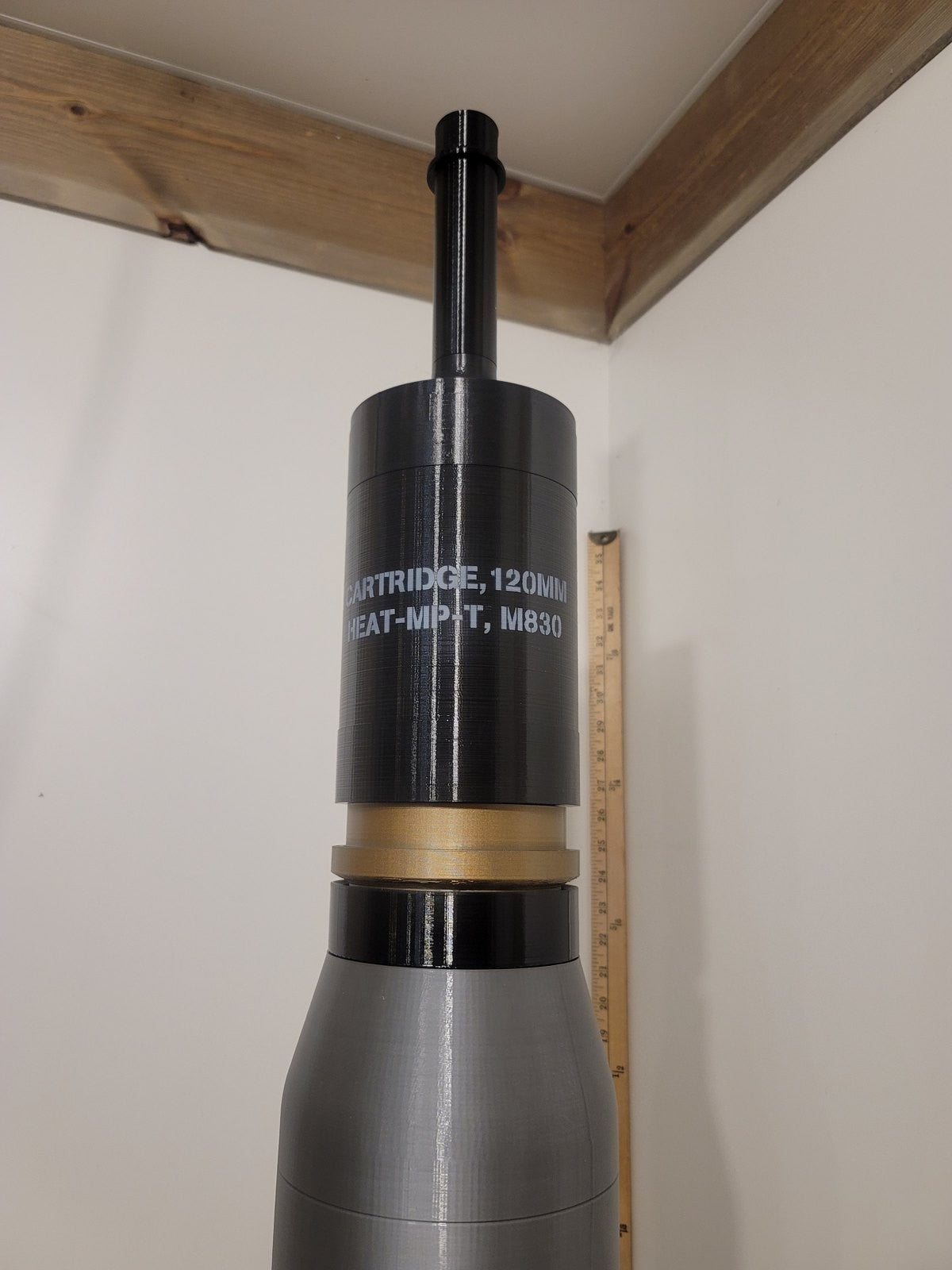 120mm M830 HEAT-MP-T complete with combustible case replica, view 5