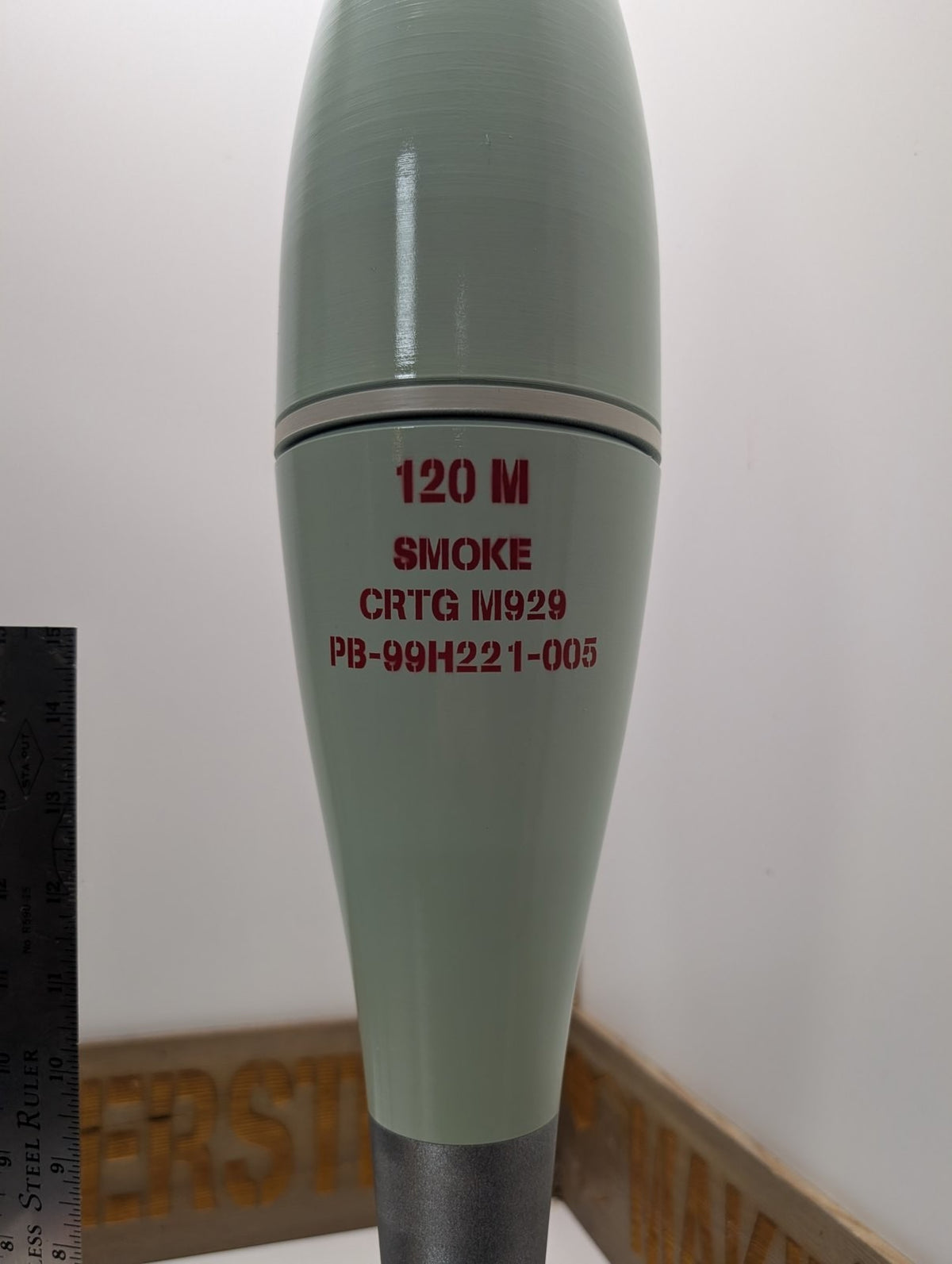 120mm M929 smoke mortar replica, view 2