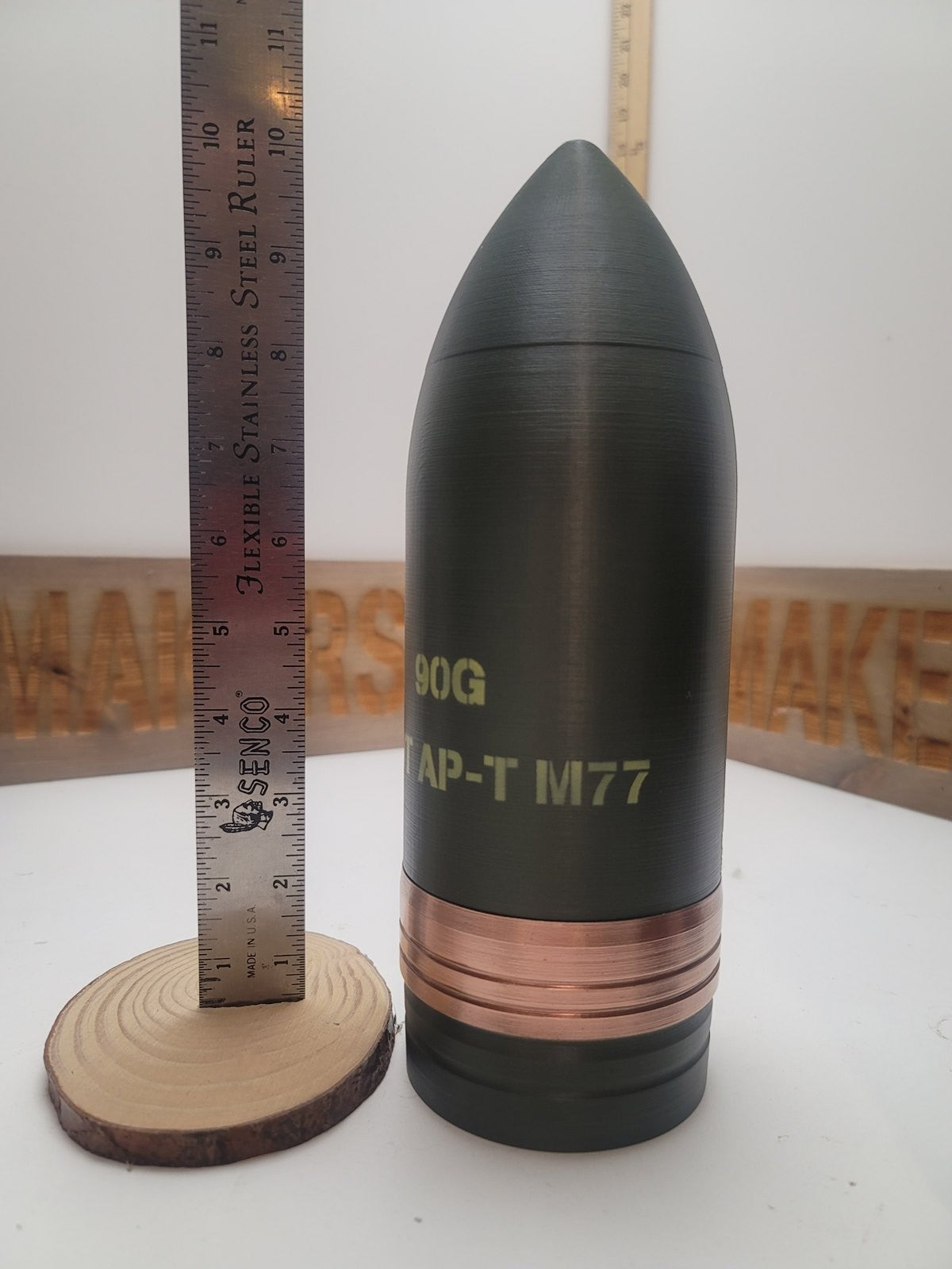 90mm M77 AP-T shot replica, view 2