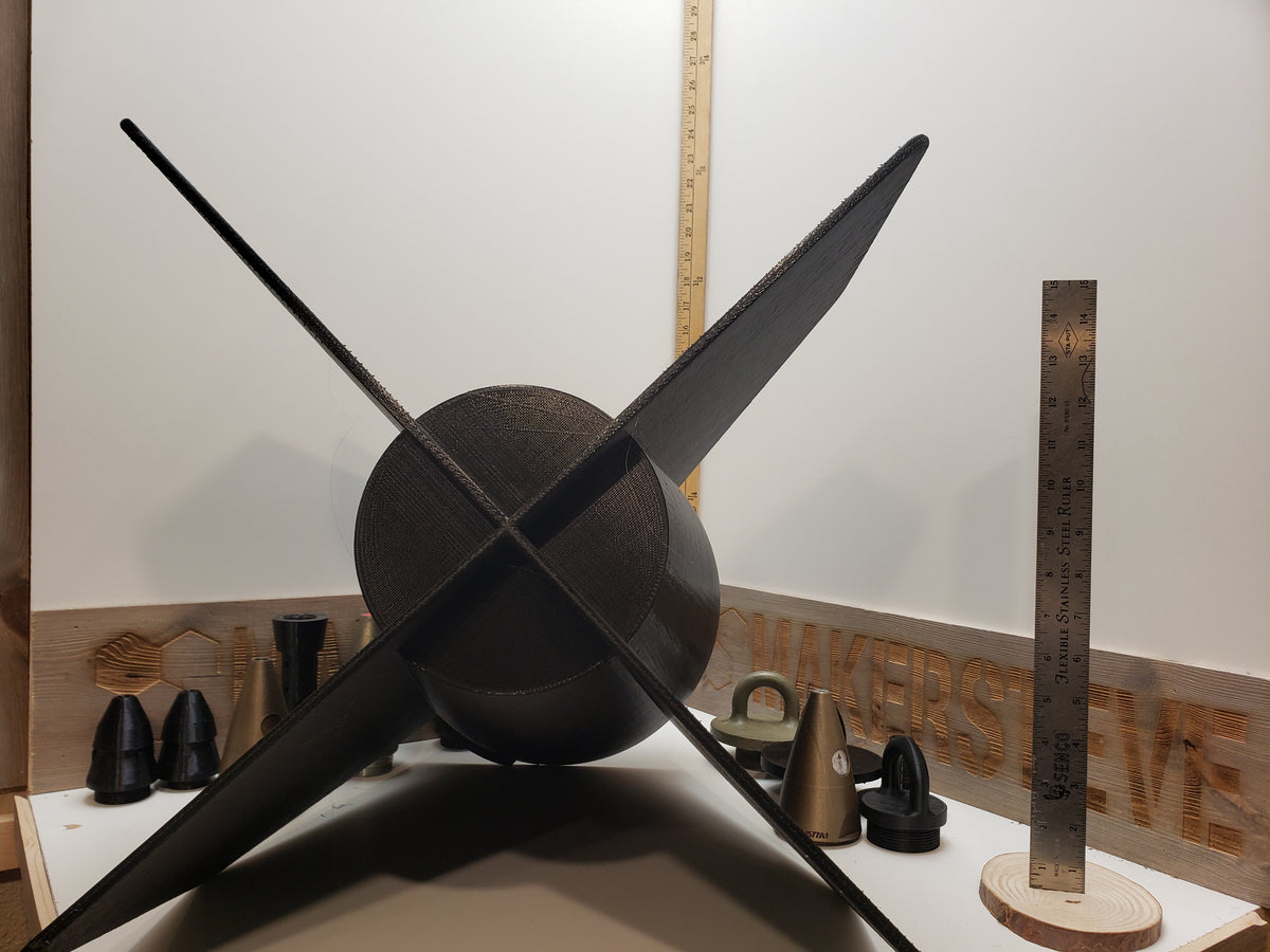 M129 Leaflet Bomb Tail Fin replica, view 9
