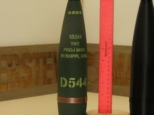 3D Printed 155mm Mini Howitzer Shell - 12 Inch - TNT or COMP-B