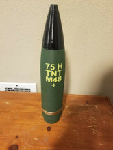 Load image into Gallery viewer, 3D Printed - 75mm M48 Howitzer Shell - 75H - Replica
