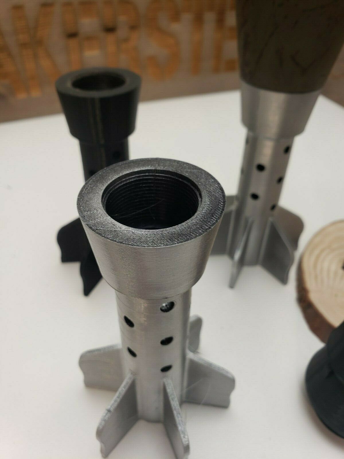 81mm Mortar Body - 3D printed Tail fin  - Super Strong! - Life size!