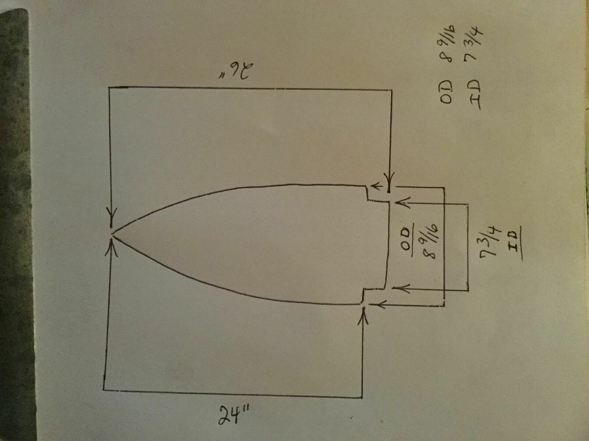 Tomahawk Missile Tip replica, view 5