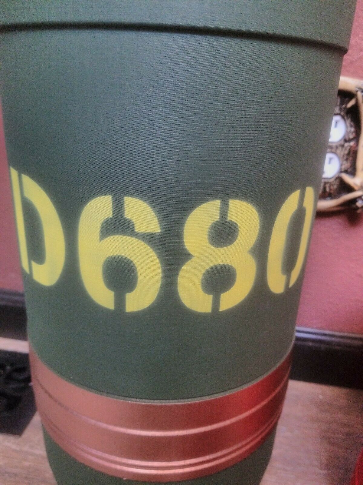 203mm D680 M106 HE TNT Howitzer Shell Whiskey Stash with Hideyhole - Life Size!