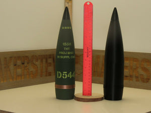 3D Printed 155mm Mini Howitzer Shell - 12 Inch - TNT or COMP-B