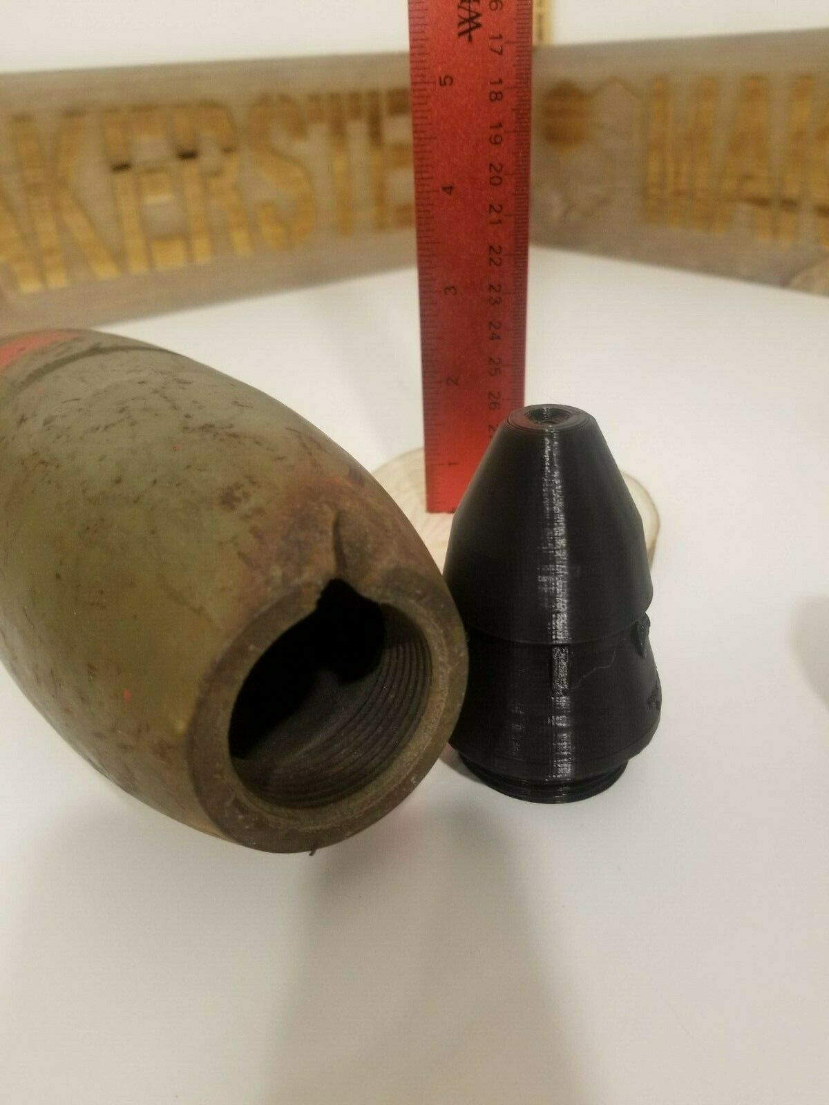 3D Printed M734 Mortar Fuze Replica - Fits inert Mortar body