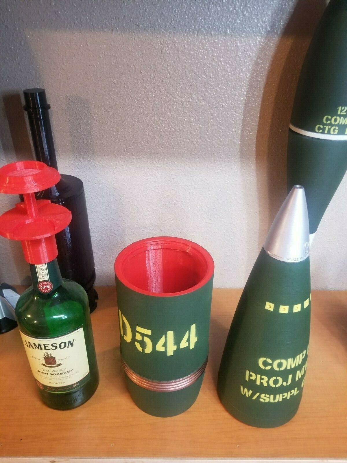 The Original 155mm D544 M107 COMP-B Howitzer Shell Whiskey Stash!