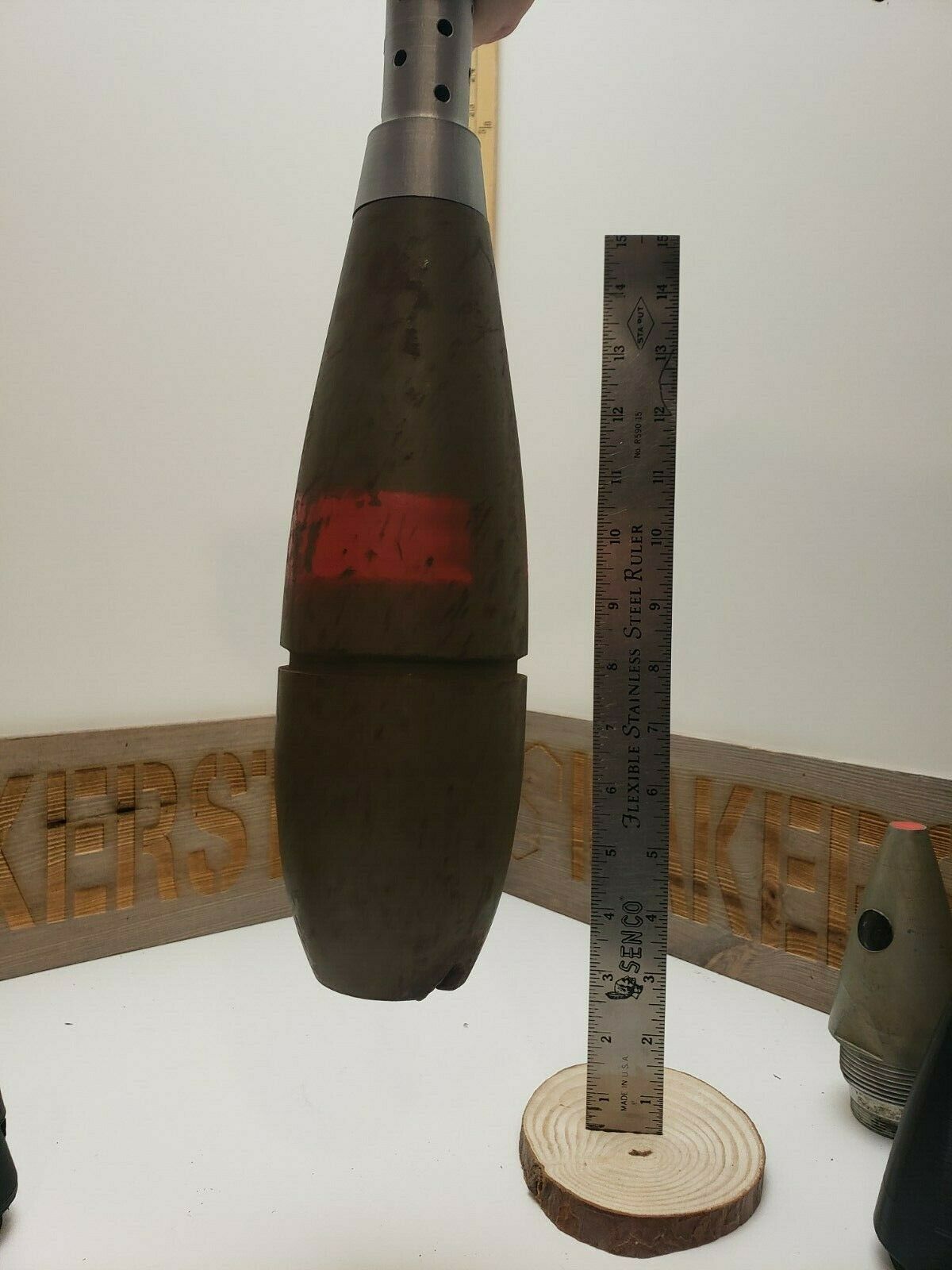 81mm Mortar Body - 3D printed Tail fin  - Super Strong! - Life size!