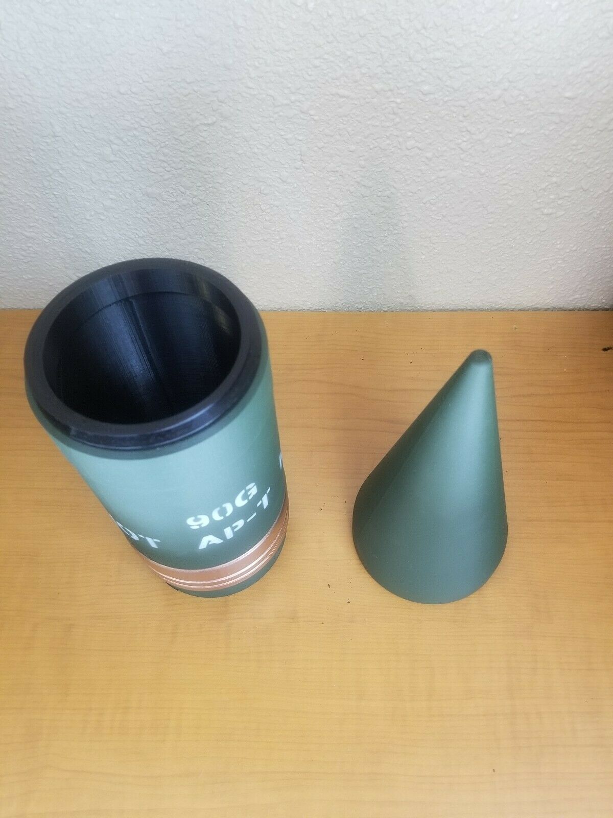 INERT 3D Printed 90MM M318 AP-T Shell  - Life Size