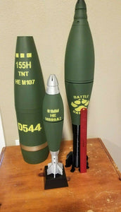 3D Printed 81mm Mortar Replica or Piggy Bank/COMP-B or HE